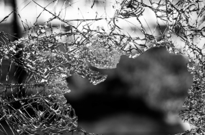 broken glass